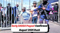 August 2025: SASSA Confirms Early Payment for Pension and Disability Grants